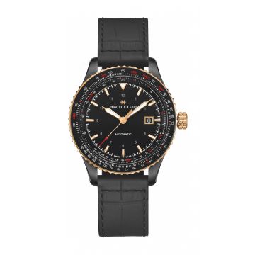 Hamilton Khaki Aviation Converter Auto PVD / Rose Gold / Black