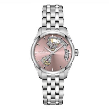 Hamilton Jazzmaster Open Heart 36 Stainless Steel / Pink / Bracelet