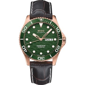 Mido Ocean Star 200C Rose Gold / Green