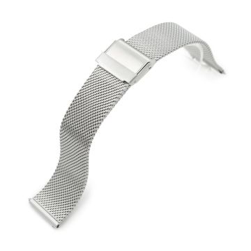 Quick Release Superfine Mesh Bracelet 18mm 19mm 20mm 22mm - 19mm