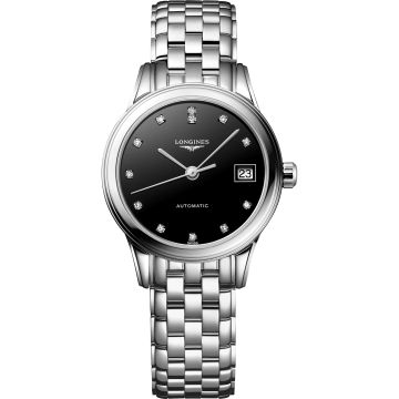 Longines Flagship 26 Automatic Stainless Steel Black Diamond