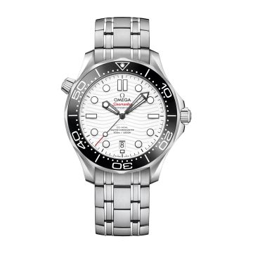 Omega Seamaster Diver 300M Master Co-Axial 42 Stainless Steel / White / Bracelet