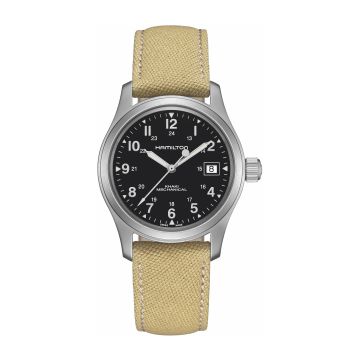 Hamilton Khaki Field Mechanical 38 Date Black