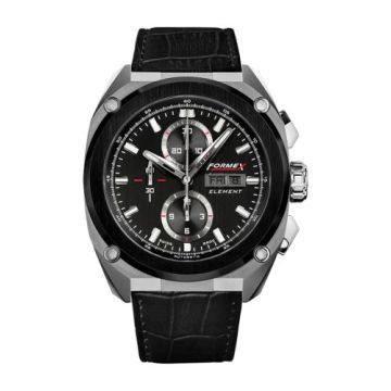 Formex Element Automatic Chronograph Ceramic Bezel / Black / Croco