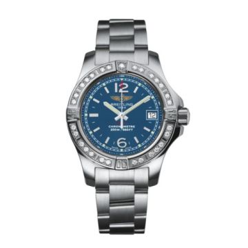 Breitling Colt Lady Diamond / Mariner Blue / Bracelet