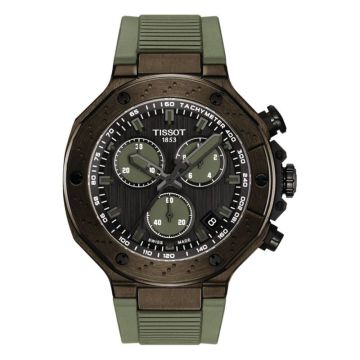 Tissot T-Race Chronograph Green PVD / Grey / Rubber