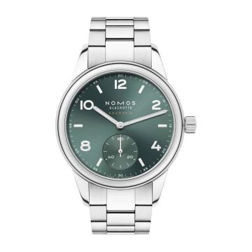 Nomos Glashütte Club Sport Neomatik 37 Petrol / Closed Back