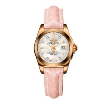 Breitling Galactic 29 Rose Gold / Pearl Diamond / Sahara
