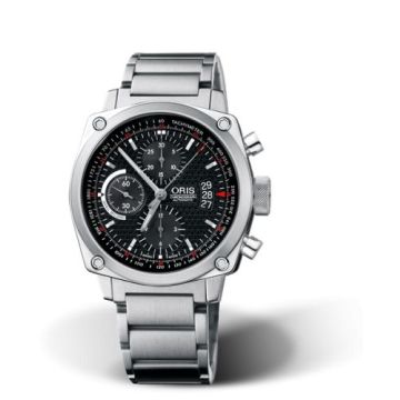 Oris BC4 Chronograph Stainless Steel / Black / Bracelet