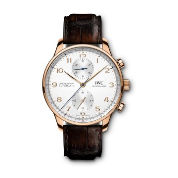 IWC Schaffhausen Portugieser Chronograph Red Gold / Silver