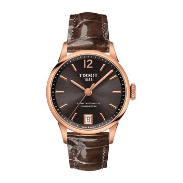 Tissot Chemin Des Tourelles Powermatic 80 32 Stainless Steel / Rose Gold PVD / MOP / Bracelet