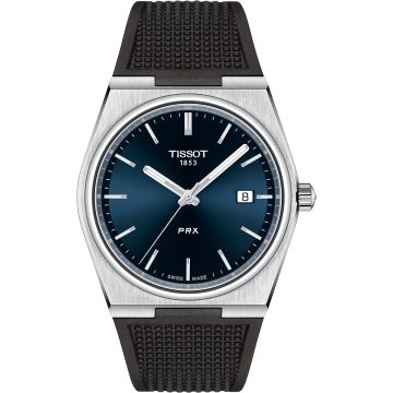 Tissot PRX Quartz Stainless Steel / Blue / Rubber