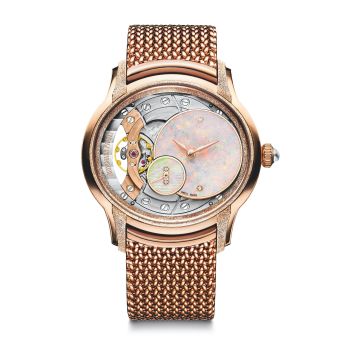 Audemars Piguet Millenary Hand-wound Frosted White Gold / Opal / Bracelet