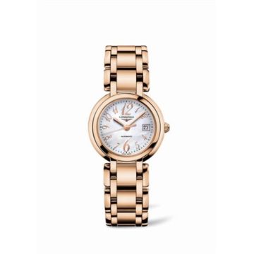 Longines PrimaLuna Automatic 30 Pink Gold Funky MOP