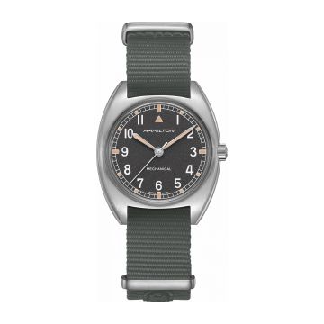 Hamilton Khaki Aviation Pilot Pioneer Mechanical Stainless Steel / Black