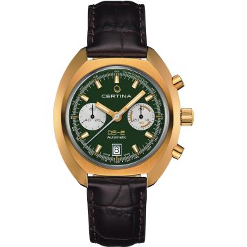 Certina DS-2 Chronograph Automatic Yellow Gold / Green