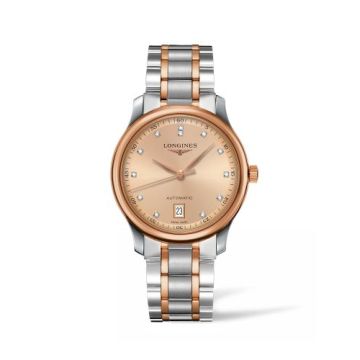 Longines Master Collection Date 38.5 Two Tone Rose / Bronze