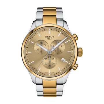 Tissot Chrono XL Classic Stainless Steel - Yellow Gold / Champagne / Bracelet