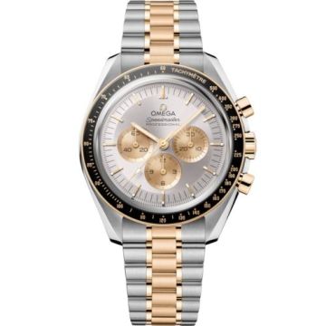 Omega Speedmaster Professional Moonwatch 3861 Stainless Steel - Moonshine Gold / Silver