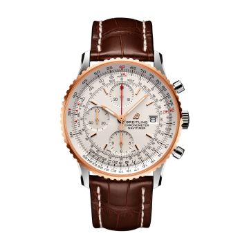 Breitling Navitimer 1 Chronograph 41 Stainless Steel / Red Gold / Silver / Croco / Pin