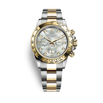 Rolex Cosmograph Daytona Stainless Steel / Yellow Gold / MOP Diamonds