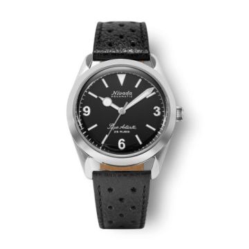 Nivada Grenchen Super Antarctic 3.6.9. Black - No Vintage Effect / Stainless Steel / Black Racing