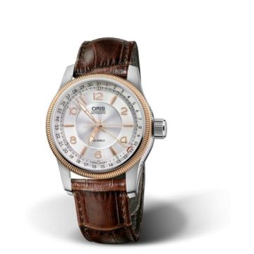 Oris Big Crown Pointer Date 40 Stainless Steel - Rose Gold / Silver