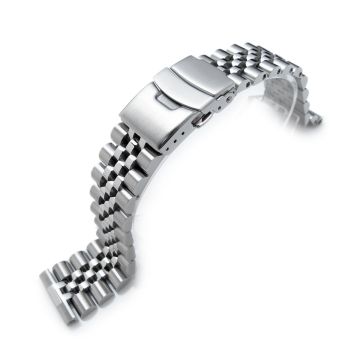 Super-J Louis Stainless Steel Straight End Bracelet - 14mm