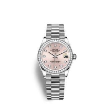 Rolex Datejust 31 White Gold Diamond / Pink - Diamond