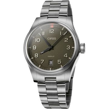 Oris Big Crown ProPilot Date Stainless Steel / Moss / Bracelet