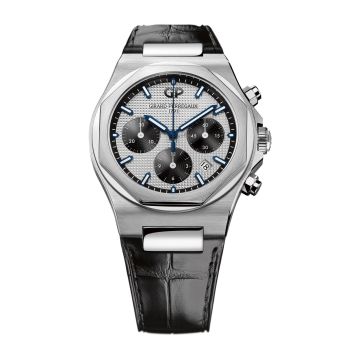 Girard-Perregaux Laureato 42 Chronograph Stainless Steel / Silver Panda / Alligator