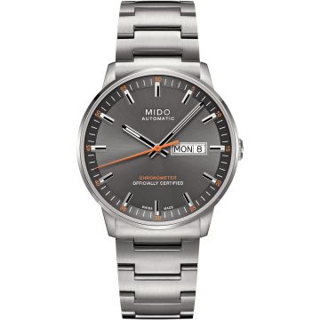 Mido Commander Chronometer Stainless Steel / Grey / Bracelet