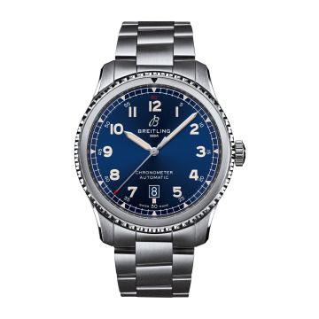 Breitling Aviator 8 Automatic 41 Stainless Steel / Blue / Bracelet