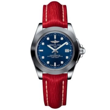 Breitling Galactic 32 Sleek Edition Stainless Steel / Horizon Blue Diamond / Sahara