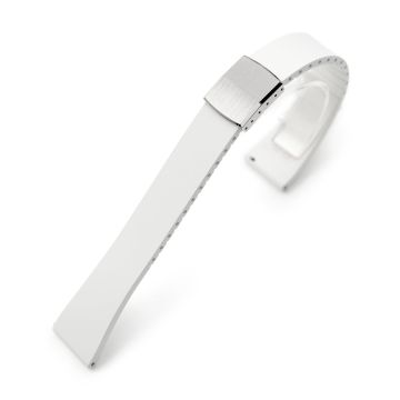 Quick Release FKM26 White FKM Rubber watch strap - 10mm