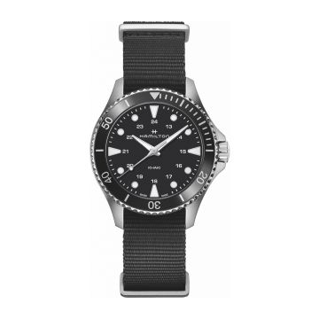 Hamilton Khaki Navy Scuba Quartz 37 Stainless Steel / Black / NATO