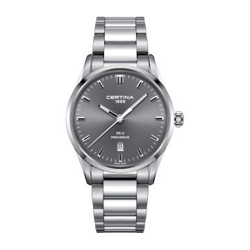 Certina DS-2 Quartz Stainless Steel / Grey / Bracelet
