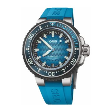 Oris AquisPro 4000M Titanium / Blue / Rubber