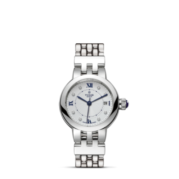Tudor Clair de Rose 26 Stainless Steel / Silver-Diamond / Bracelet