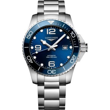 Longines HydroConquest 43 Automatic Stainless Steel / Ceramic / Blue / Bracelet