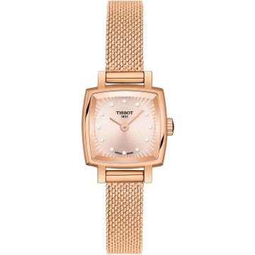 Tissot Lovely Square Rose Gold / Beige / Bracelet