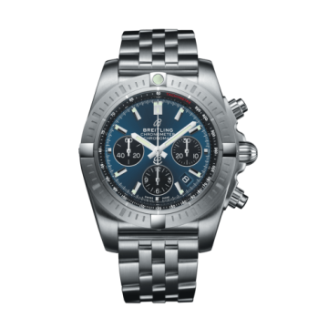 Breitling Chronomat B01 Chronograph 44 Stainless Steel / Blackeye Blue / Bracelet