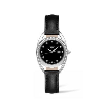 Longines Equestrian Horseshoe 30 Diamond / Black