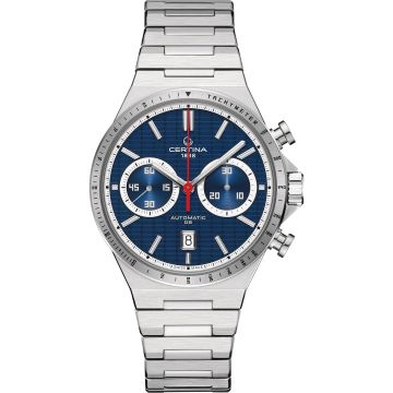 Certina DS-7 Chrono Auto Stainless Steel / Blue / Bracelet
