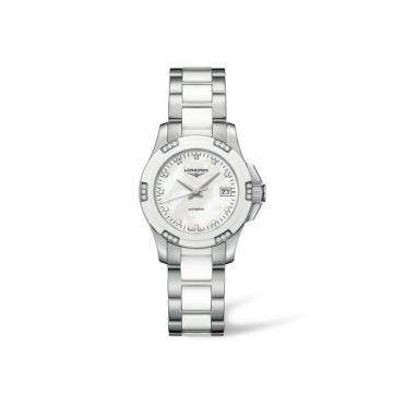 Longines Conquest Automatic 29.5 Ceramic Diamond