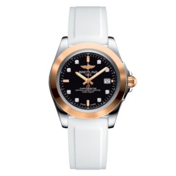 Breitling Galactic 32 Sleek Edition Stainless Steel / Rose Gold / Trophy Black Diamond / Rubber