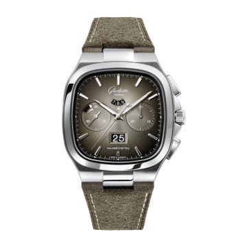 Glashütte Original Seventies Chronograph Panorama Date Grey / Nubuck / Folding