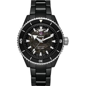 Rado HyperChrome Captain Cook 43 Ceramic / Black / Bracelet
