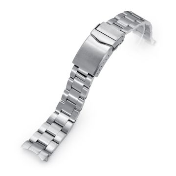 Super-O Boyer 20mm Stainless Steel Bracelet for Seiko Cocktail SSA345 SRPB41 SSA341 - 18mm