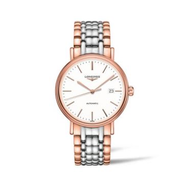 Longines Presence 40 Automatic PVD Red / White / Bracelet